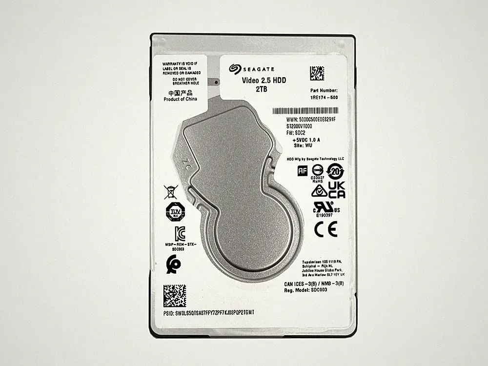 Seagate 2TB hard drive
