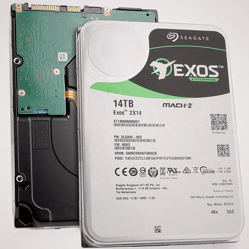 Seagate EXOS MACH.2 14TB (2x 7TB) ST14000NM0001 SAS 12Gb/s 3.5" HDD Read
