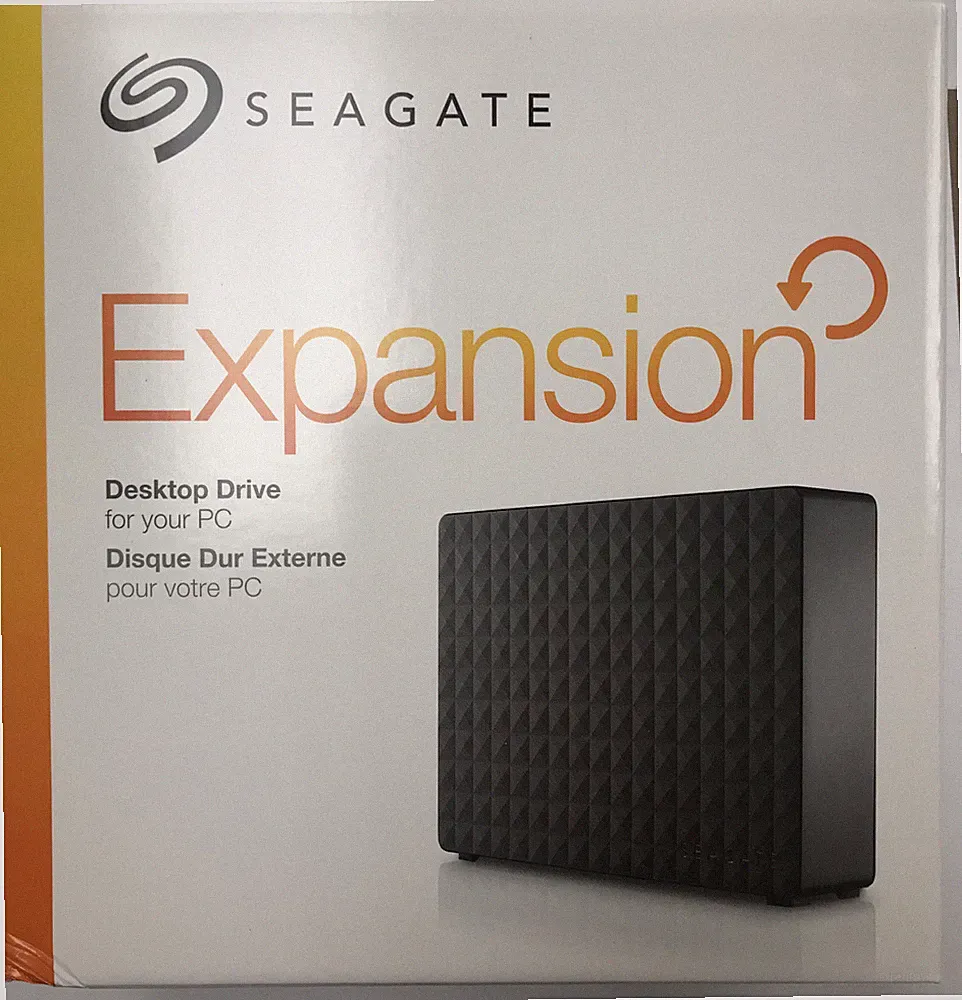 Seagate Expansion Desktop 3.5" USB 3.0 External SATA Drive Case Black