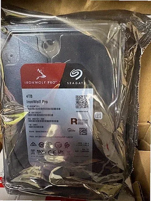 Seagate IronWolf Pro, 4 TB, Enterprise NAS Internal HDD CMR 3.5 Inch