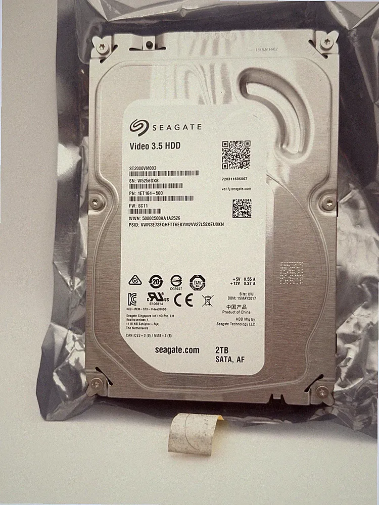 Seagate Video HD 2TB 3.5" SATA III Internal Hard Disk Drive (ST2000VM003)