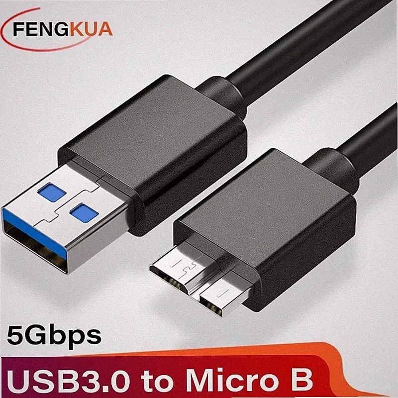 USB 3.0 a to Micro B Cable,External Hard Drive Cord Compatible for Seagate,Wd,To